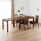 伸長式ダイニング5点セット(DTグローEX135-215WN/DC SHIFT2WN)【島忠ホームズ商品】 1枚目画像