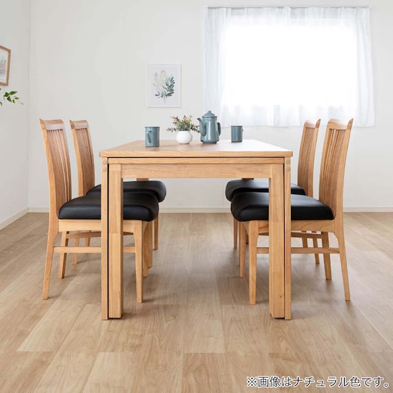 伸長式ダイニング5点セット(DTグローEX135-215WN/DC SHIFT2WN)【島忠ホームズ商品】 16枚目画像