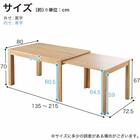 伸長式ダイニング5点セット(DTグローEX135-215WN/DC SHIFT2WN)【島忠ホームズ商品】 21枚目画像