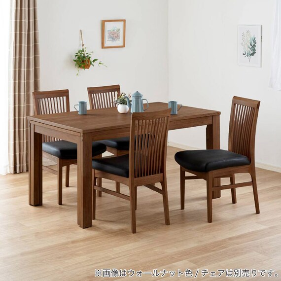 伸長式ダイニングテーブル(135/215 グロー EX WN)【島忠ホームズ商品】 9枚目画像