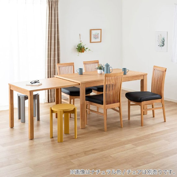 伸長式ダイニングテーブル(135/215 グロー EX WN)【島忠ホームズ商品】 10枚目画像