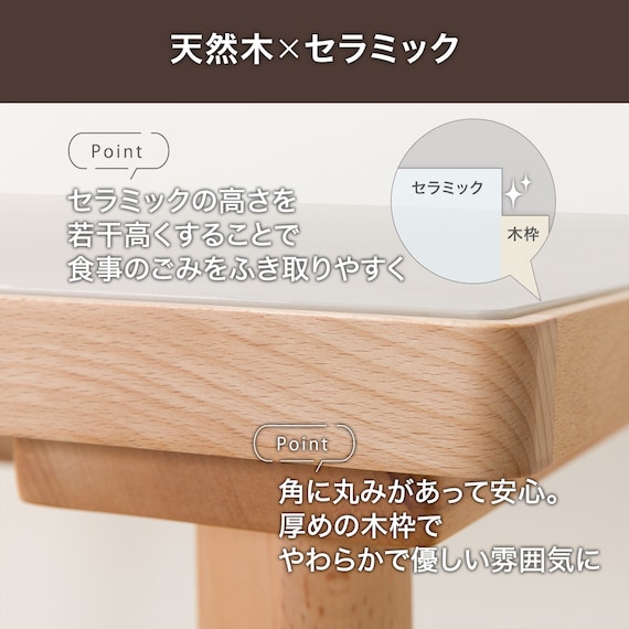 ダイニングテーブル5点セット(Nコレクション T-11U 135A BK/GY/チェアC-50 NSF-BK/MGY) 5枚目画像