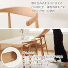 傷・汚れに強いファブリック ダイニングテーブル5点セット(T-11U 135A BK/GY C-011 BK/NSF-MGY) 8枚目画像