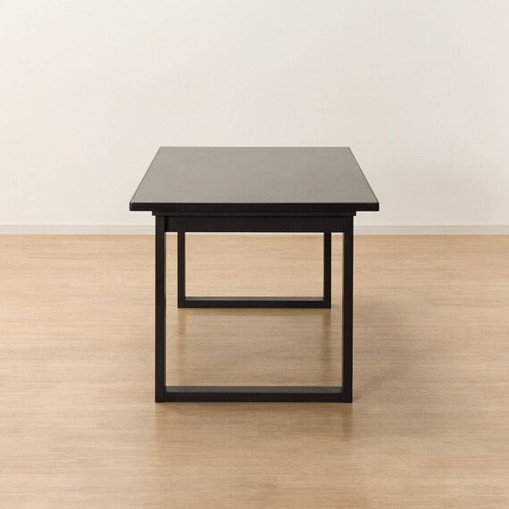 ダイニングテーブル5点セット(Nコレクション T-11U 135A BK/GY/チェア C-011S BK/NSF-MGY) 15枚目画像