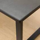 ダイニングテーブル5点セット(Nコレクション T-11U 135A BK/GY/チェア C-011S BK/NSF-MGY) 16枚目画像