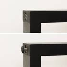 ダイニングテーブル5点セット(Nコレクション T-11U 135A BK/GY/チェア C-011S BK/NSF-MGY) 21枚目画像