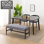 ダイニングテーブル4点セット(Nコレクション T-12 135A/チェアC-01D/B-34)【期間限定価格:7/25~9/24まで】