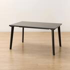 ダイニングテーブル5点セット(Nコレクション T-12 135A BK/GY/チェア C-011S BK/NSF-MGY) 13枚目画像