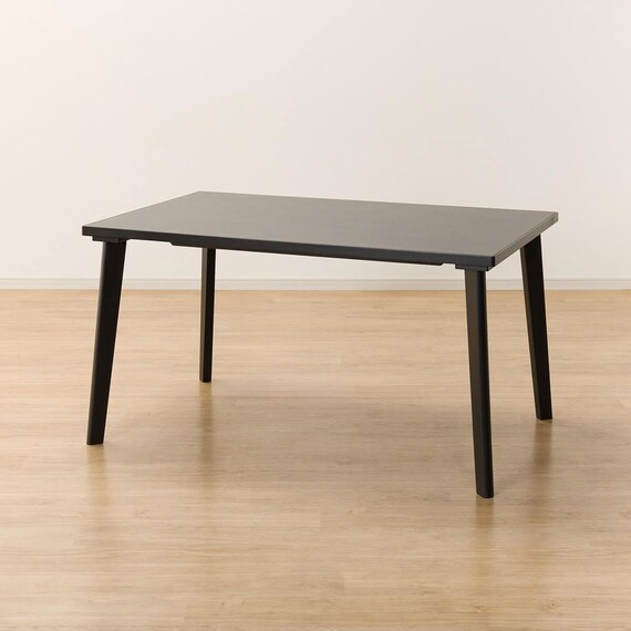 ダイニングテーブル5点セット(Nコレクション T-12 135A BK/GY/チェア C-011S BK/NSF-MGY) 13枚目画像