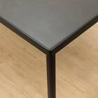 ダイニングテーブル5点セット(Nコレクション T-12 135A BK/GY/チェア C-011S BK/NSF-MGY) 16枚目画像