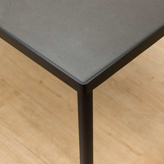 ダイニングテーブル5点セット(Nコレクション T-12 135A BK/GY/チェア C-011S BK/NSF-MGY) 16枚目画像