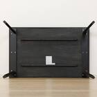 ダイニングテーブル5点セット(Nコレクション T-12 135A BK/GY/チェア C-011S BK/NSF-MGY) 18枚目画像