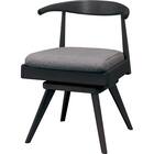 ダイニングテーブル5点セット(Nコレクション T-12 135A BK/GY/チェア C-011S BK/NSF-MGY) 23枚目画像