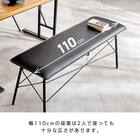 木目調ダイニング4点セット (ナチュラル/ブラック) 12枚目画像