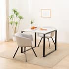 ダイニングテーブル3点セット(DTセーラル90 WH/MO TD301) 1枚目画像