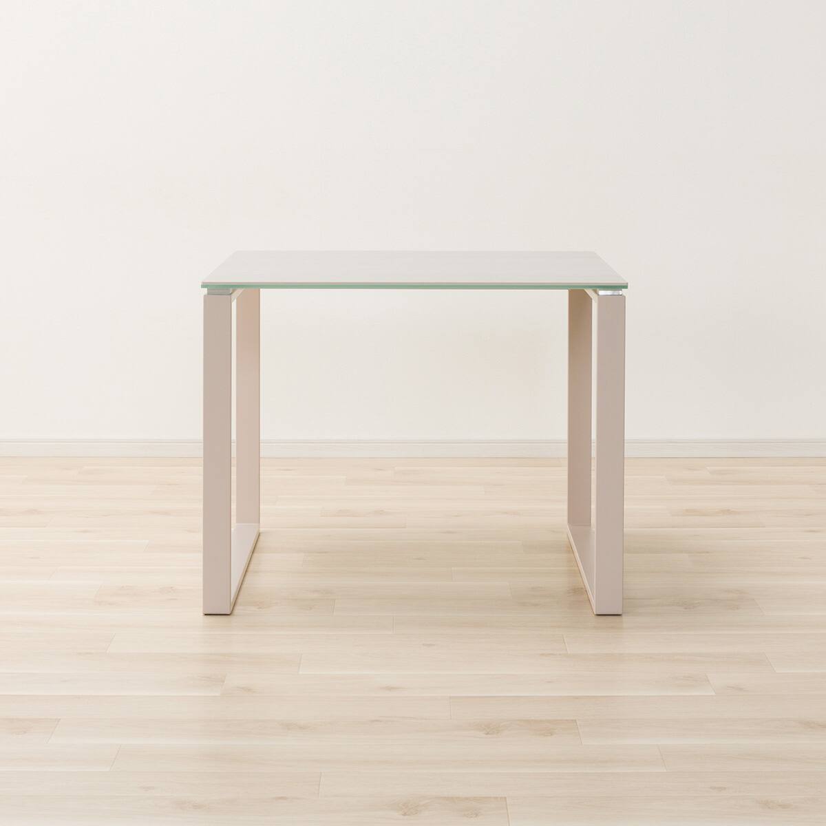 セラミックダイニング3点テーブル(セーラル90/90 トラバーチン柄