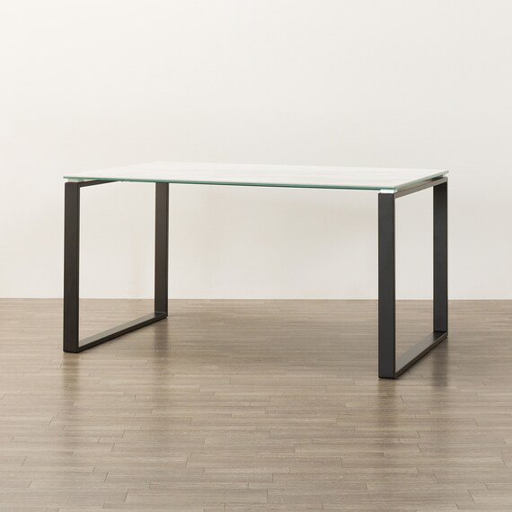 セラミックダイニングテーブル(セーラル135/90 WH/BK) 12枚目画像