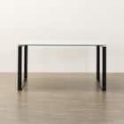 セラミックダイニングテーブル(セーラル135/90 WH/BK) 13枚目画像