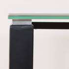 セラミックダイニングテーブル(セーラル135/90 WH/BK) 16枚目画像