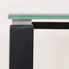 セラミックダイニングテーブル(セーラル135/90 WH/BK) 16枚目画像