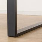 セラミックダイニングテーブル(セーラル135/90 WH/BK) 19枚目画像