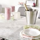 セラミックダイニングテーブル(セーラル135/90 WH/BK) 24枚目画像