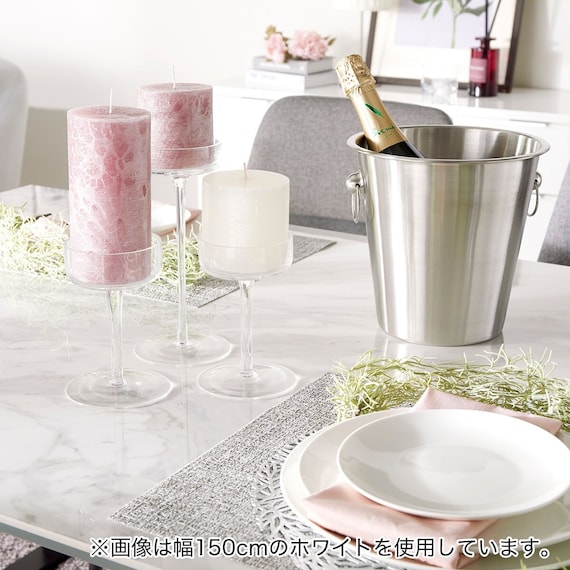 セラミックダイニングテーブル(セーラル135/90 WH/BK) 24枚目画像