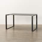 セラミックダイニングテーブル(セーラル135/90 GY/BK) 12枚目画像