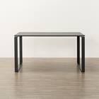 セラミックダイニングテーブル(セーラル135/90 GY/BK) 13枚目画像