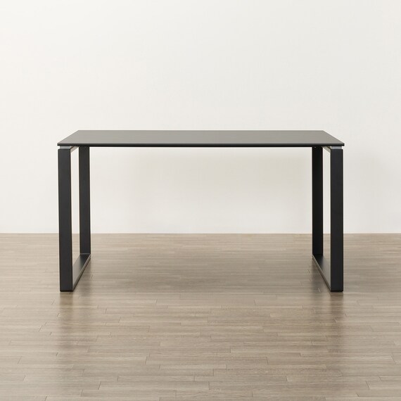 セラミックダイニングテーブル(セーラル135/90 GY/BK) 13枚目画像