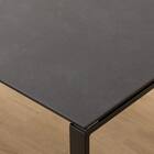 セラミックダイニングテーブル(セーラル135/90 GY/BK) 15枚目画像