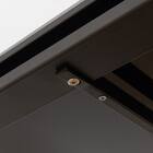 セラミックダイニングテーブル(セーラル135/90 GY/BK) 18枚目画像