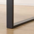 セラミックダイニングテーブル(セーラル135/90 GY/BK) 19枚目画像