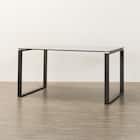 セラミックダイニングテーブル(セーラル135/90 BE/BK) 12枚目画像