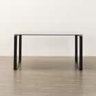 セラミックダイニングテーブル(セーラル135/90 BE/BK) 13枚目画像