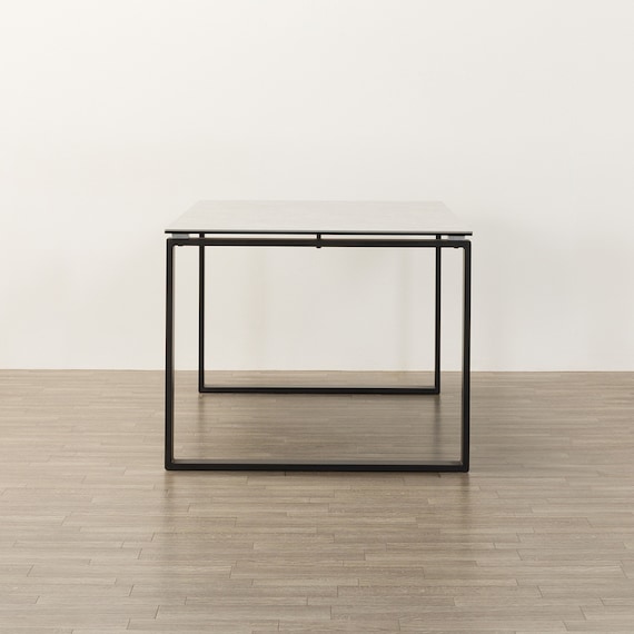 セラミックダイニングテーブル(セーラル135/90 BE/BK) 14枚目画像