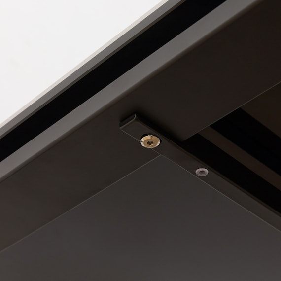 セラミックダイニングテーブル(セーラル135/90 BE/BK) 18枚目画像