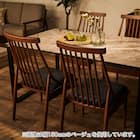 セラミックダイニングテーブル(セーラル135/90 BE/BK) 22枚目画像