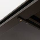 セラミックダイニングテーブル(セーラル150/90 トラバーチン柄ホワイト/BK) 13枚目画像