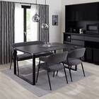 ダイニングテーブル4点セット(DTセーラル 150 GY/DC イジー2/ベンチイジー) 1枚目画像