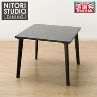 セラミックトップテーブル(NコレクションT-12 90A BK/GY)