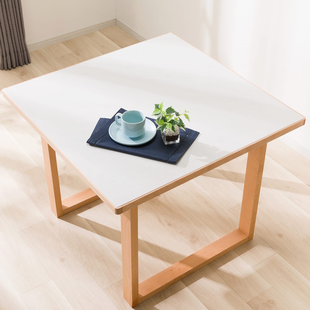 セラミックトップテーブル(Nコレクション T-11U 90A NA/WH) | ニトリ