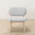 傷・汚れに強いファブリック リビングダイニング1人用チェア(リラックスワイド2 NSF WW/LGY) 11枚目画像