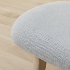 傷・汚れに強いファブリック リビングダイニング1人用チェア(リラックスワイド2 NSF WW/LGY) 16枚目画像