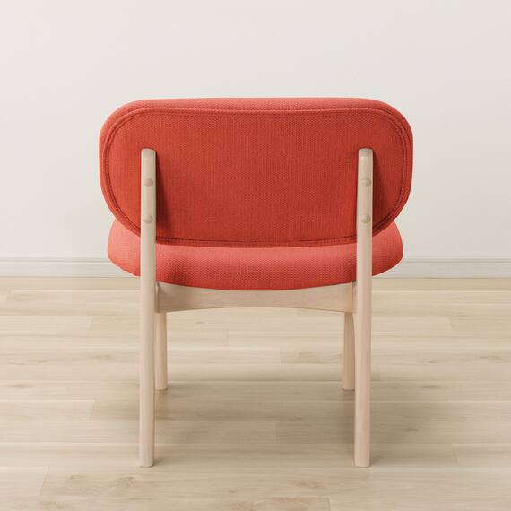 リビングダイニング1人用チェア(リラックスワイド2 WW/OR) 11枚目画像