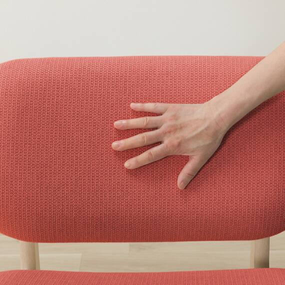 リビングダイニング1人用チェア(リラックスワイド2 WW/OR) 12枚目画像