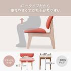 リビングダイニング1人用チェア(リラックスワイド2 WW/LGY) 5枚目画像