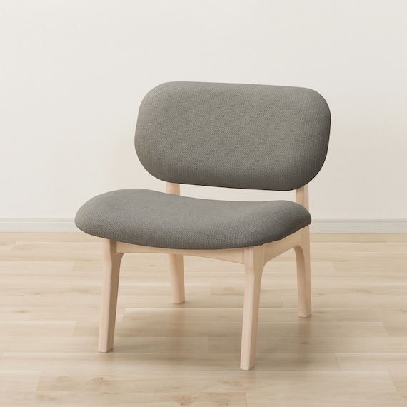 リビングダイニング1人用チェア(リラックスワイド2 WW/GY) 1枚目画像