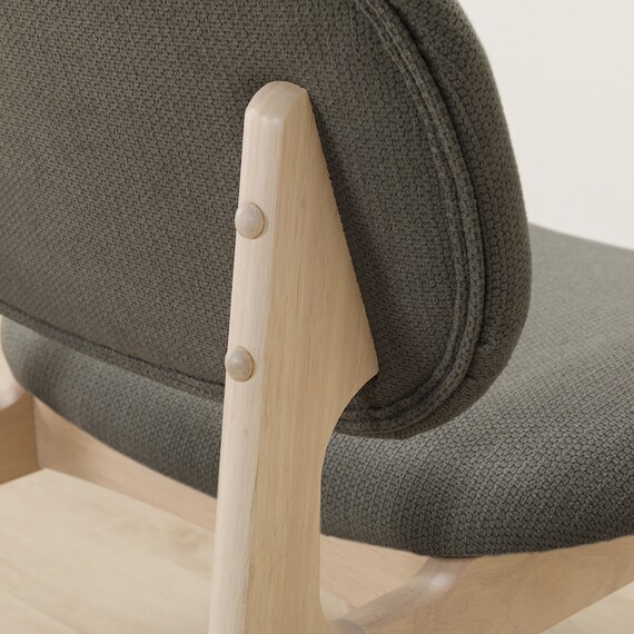 リビングダイニング1人用チェア(リラックスワイド2 WW/GY) 14枚目画像