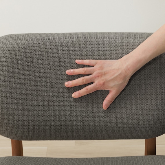 リビングダイニング1人用チェア(リラックスワイド2 MBR/GY) 12枚目画像